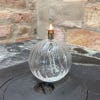 Oljelampa Elegant klarglas 14cm