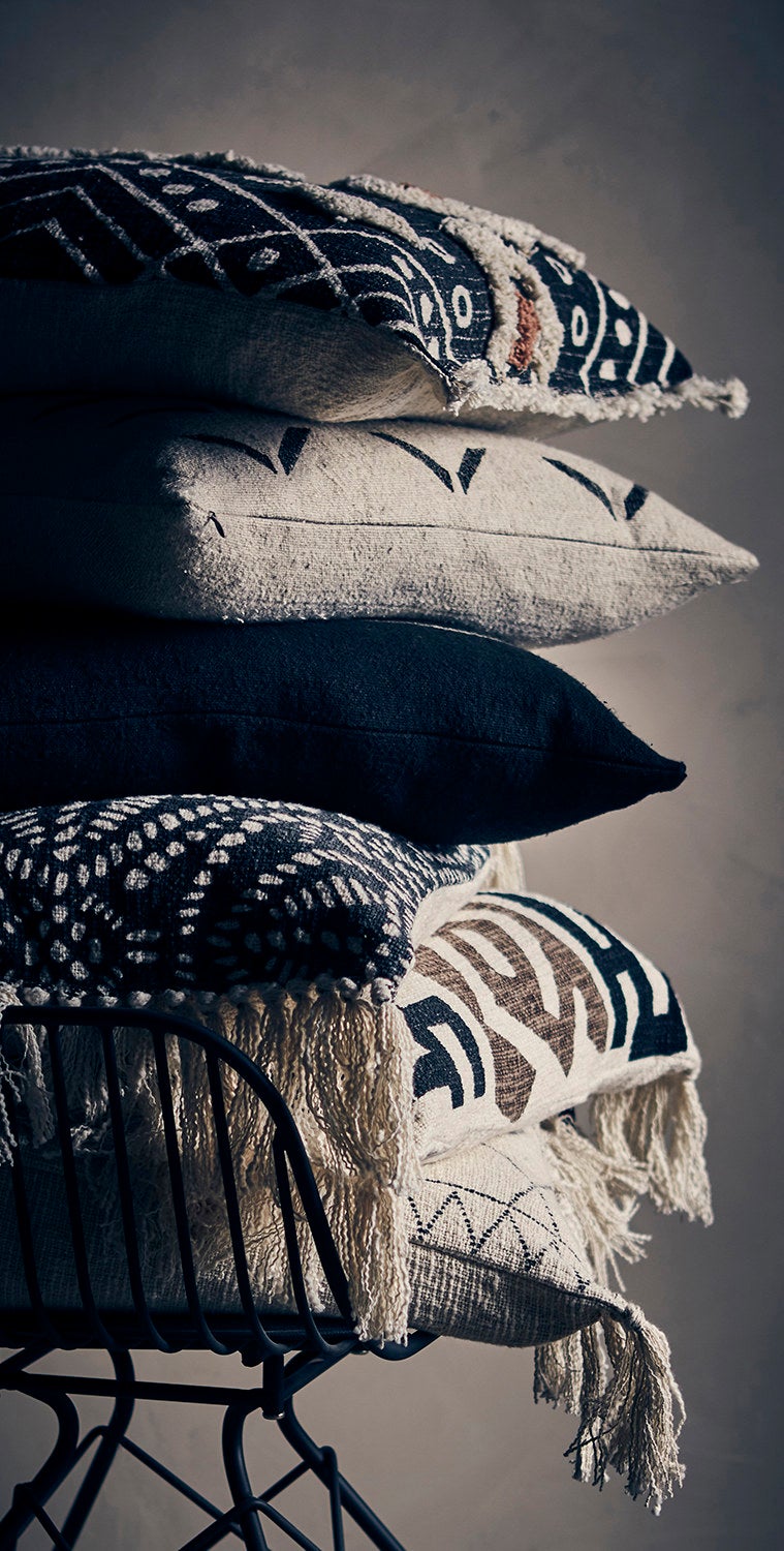 FERNANDO Kuddfodral, Natur/svart/rost