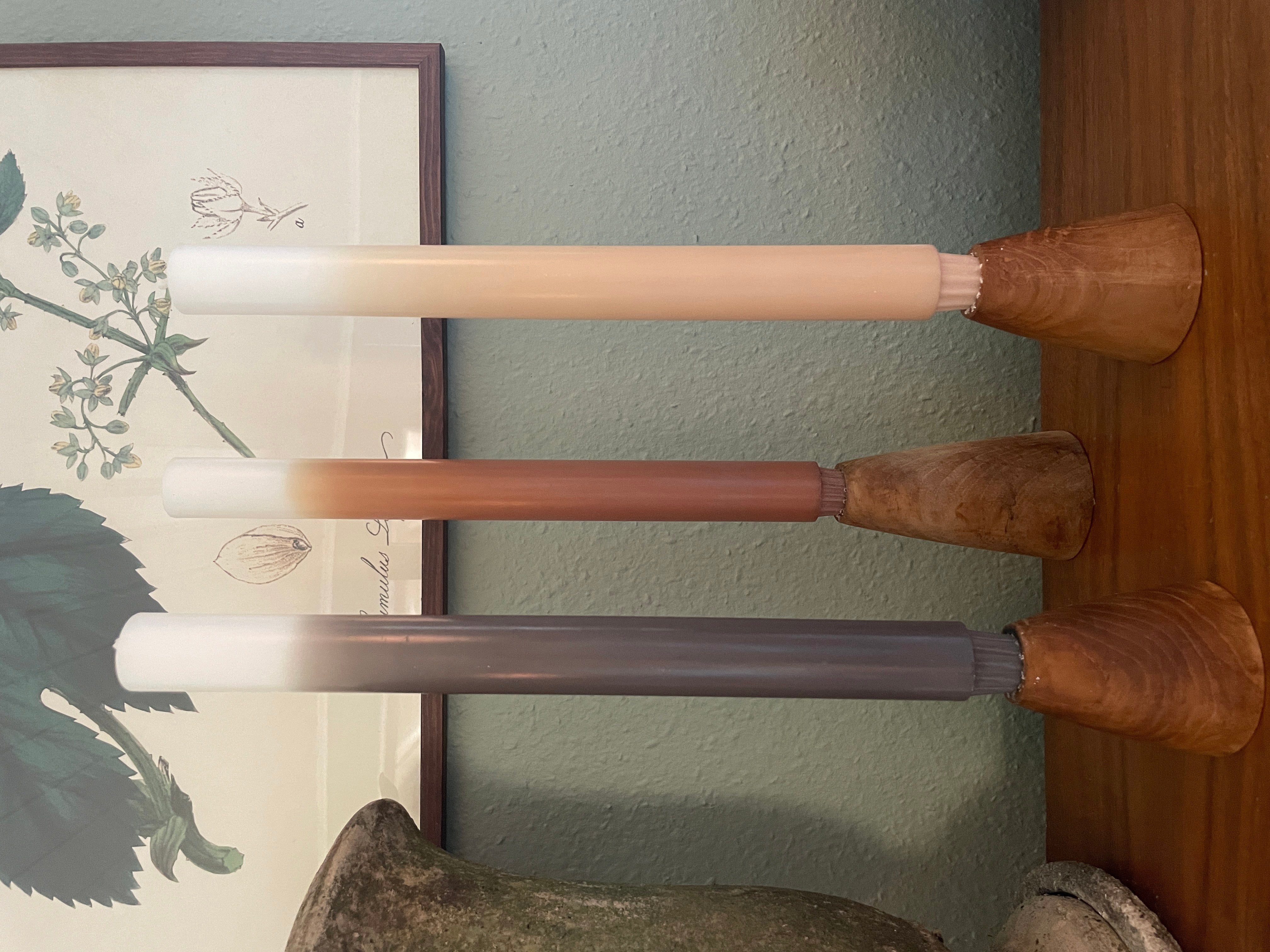 Ljus 3-pack 30cm Pine apple Gradient 19h