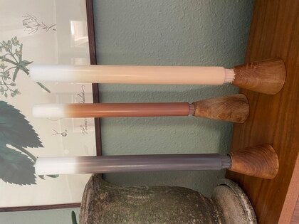 Ljus 3-pack 30cm Pine apple Gradient 19h