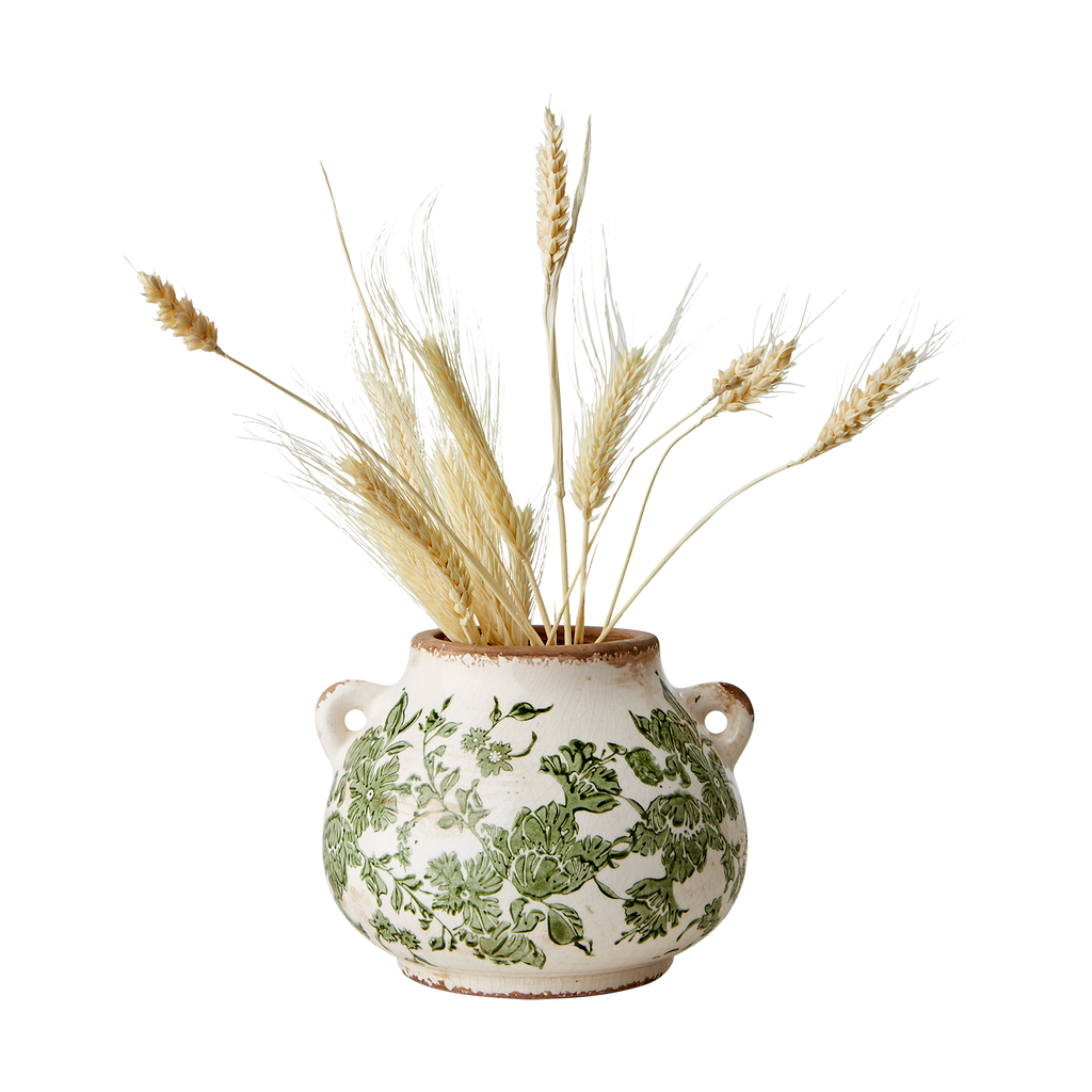 VICTORIA Urna, Vit/grön