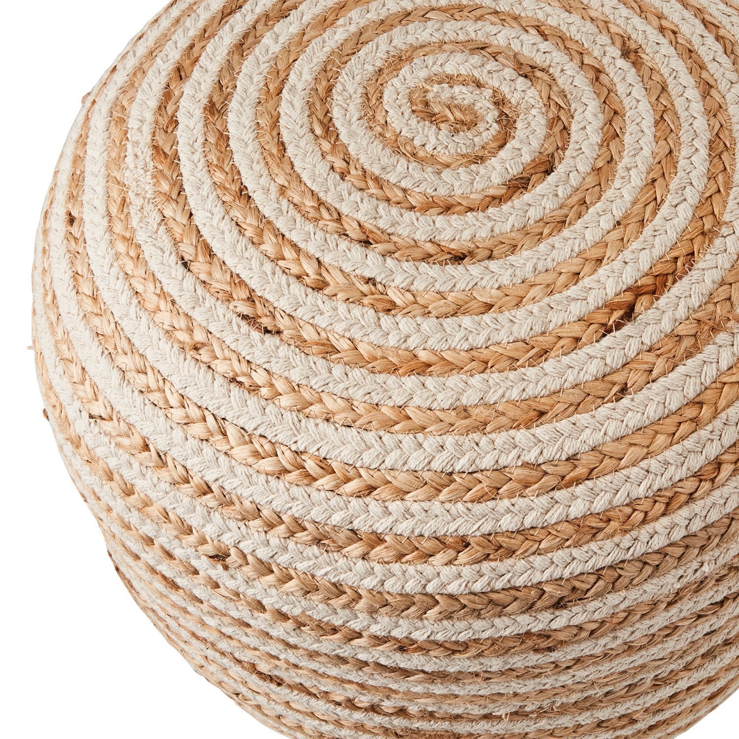 JUNI Sittpuff, Natur/elfenben