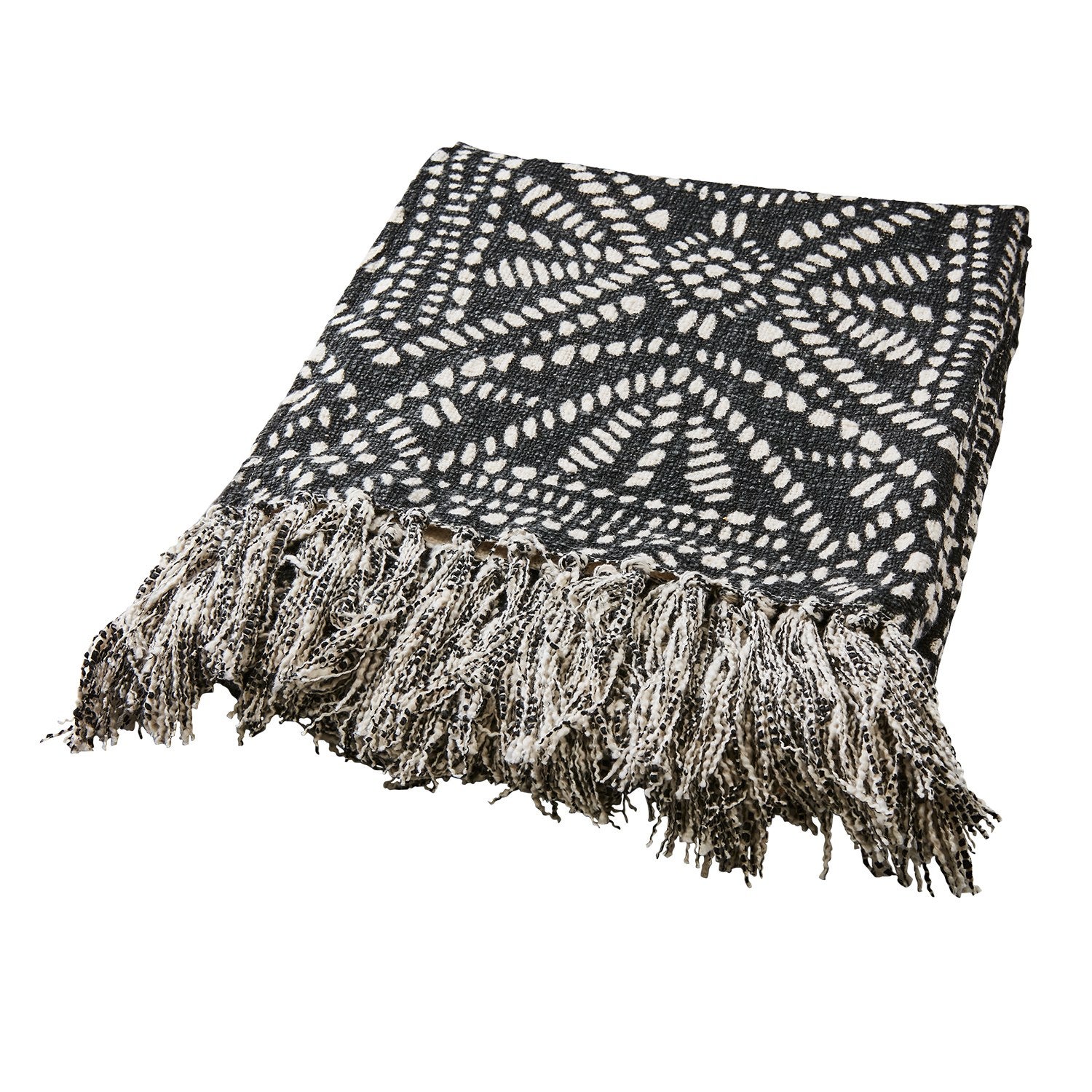 FERNANDO Filt, Natur/svart