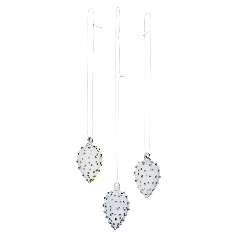 BUNNY Påskdekoration, 3-pack, Rosa/gul/blå