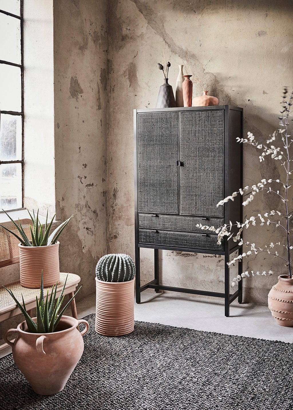 THEO kruka Ø28xH30 cm, natur