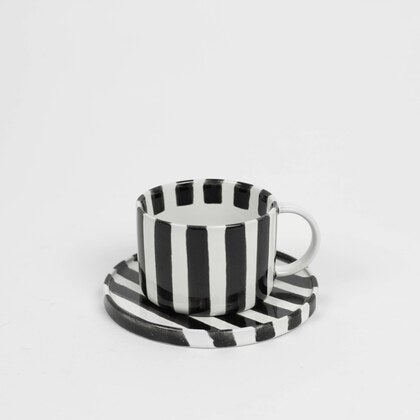 Monica kopp med fat Svart