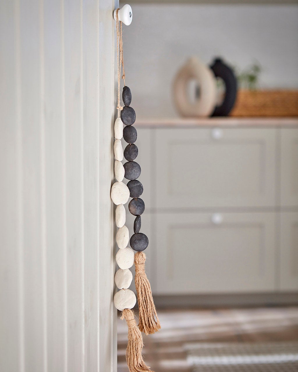 ATHENA Dekoration, Svart/natur