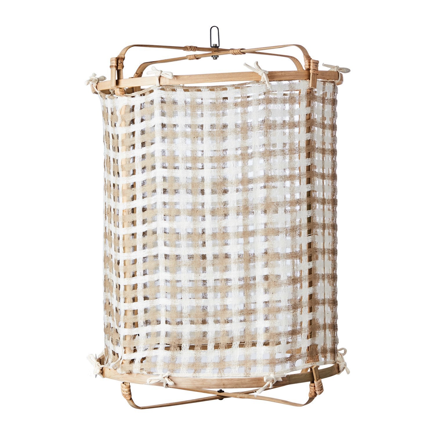SHADE SIV Tyg till lampstomme L, Beige/vit