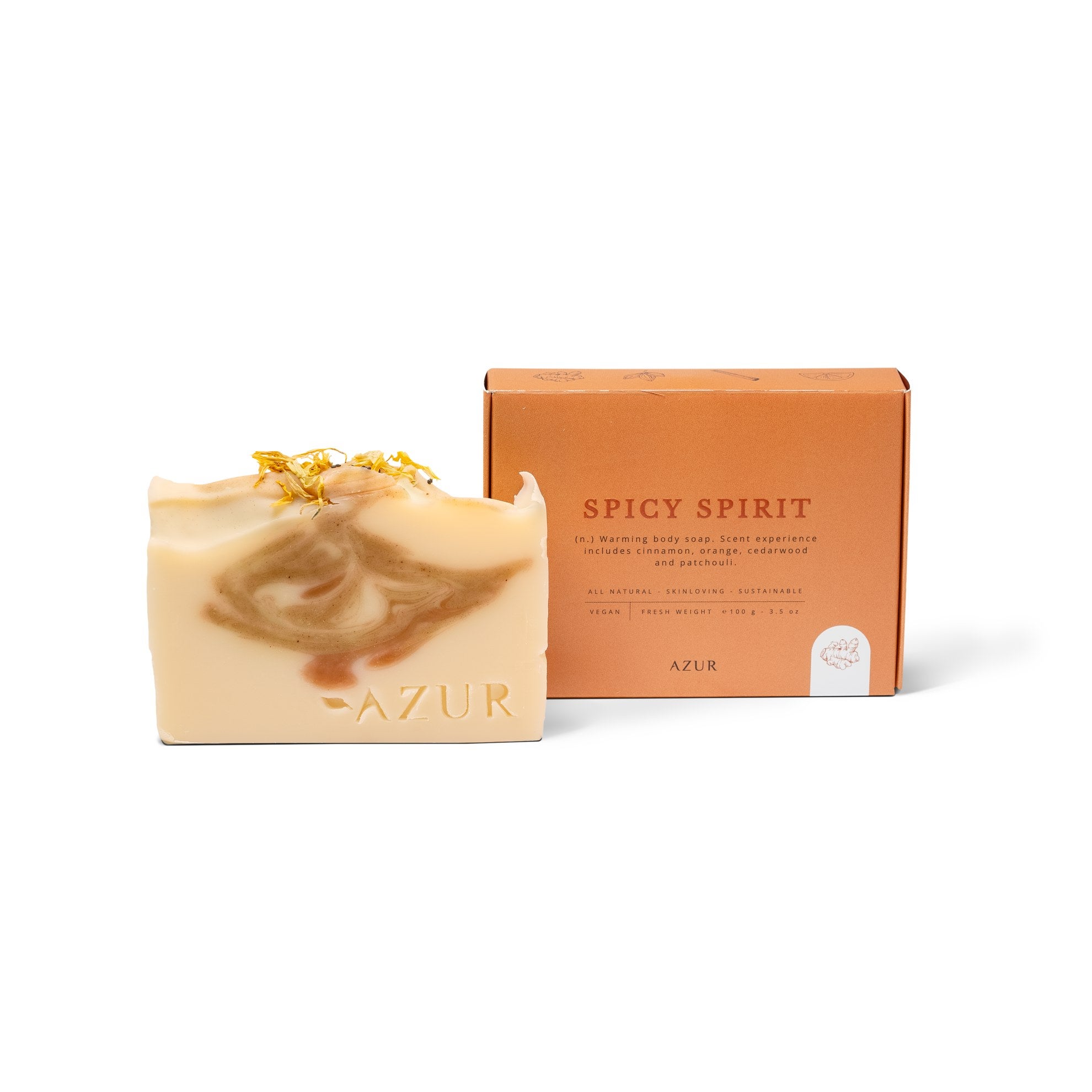 Azur Spicy Spirit | Natural Soap Bar | Handmade