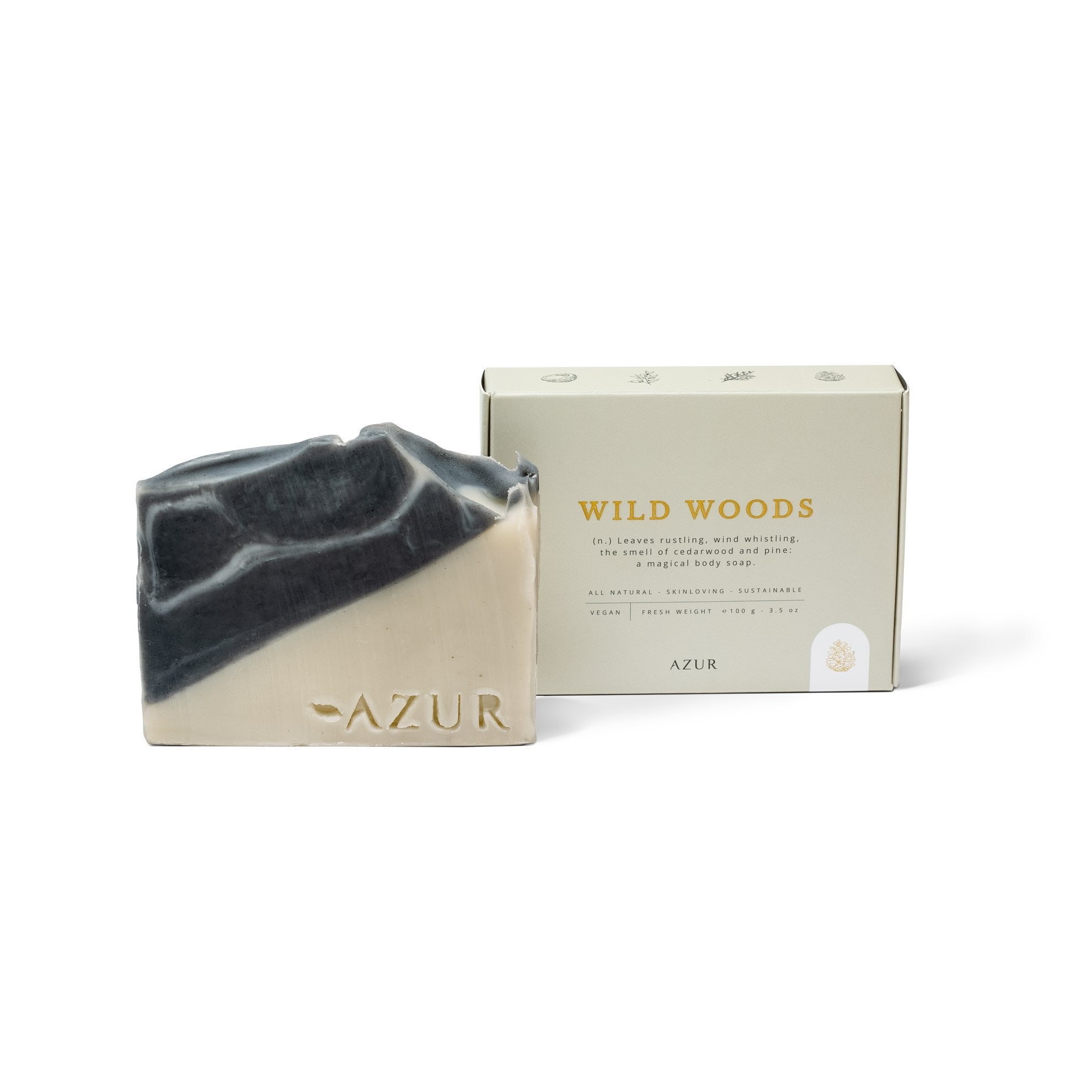 Azur Wild Woods | Natural Soap Bar | Handmade