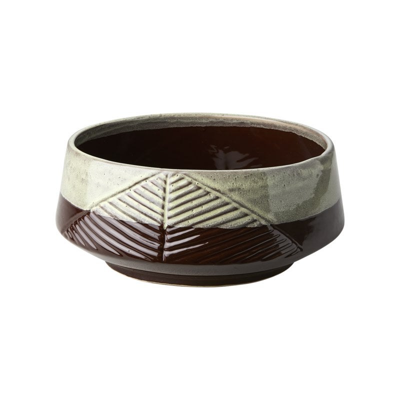 VILLE Skål, Brun/elfenben