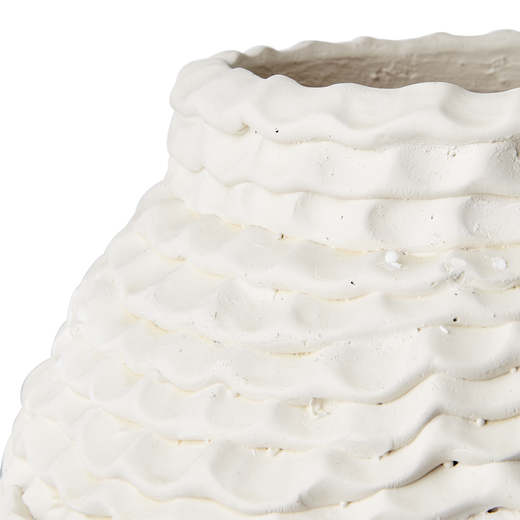 CREAM kruka L Ø31xH42 cm, elfenben