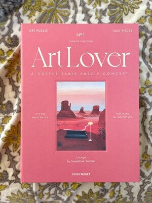 Art Lover Bok Pussel - No 1 Lounge
