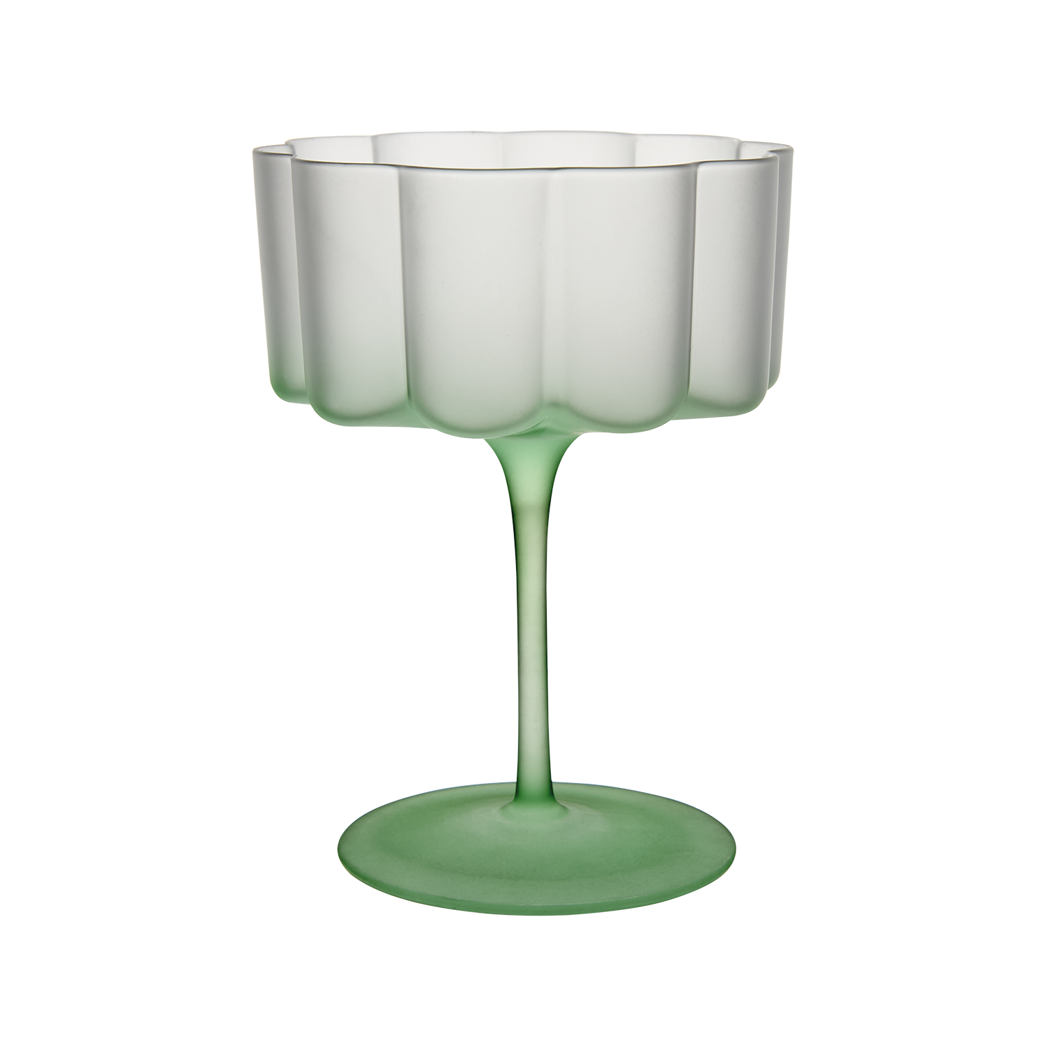 LILLIE Cocktail/dessertglas, Grön