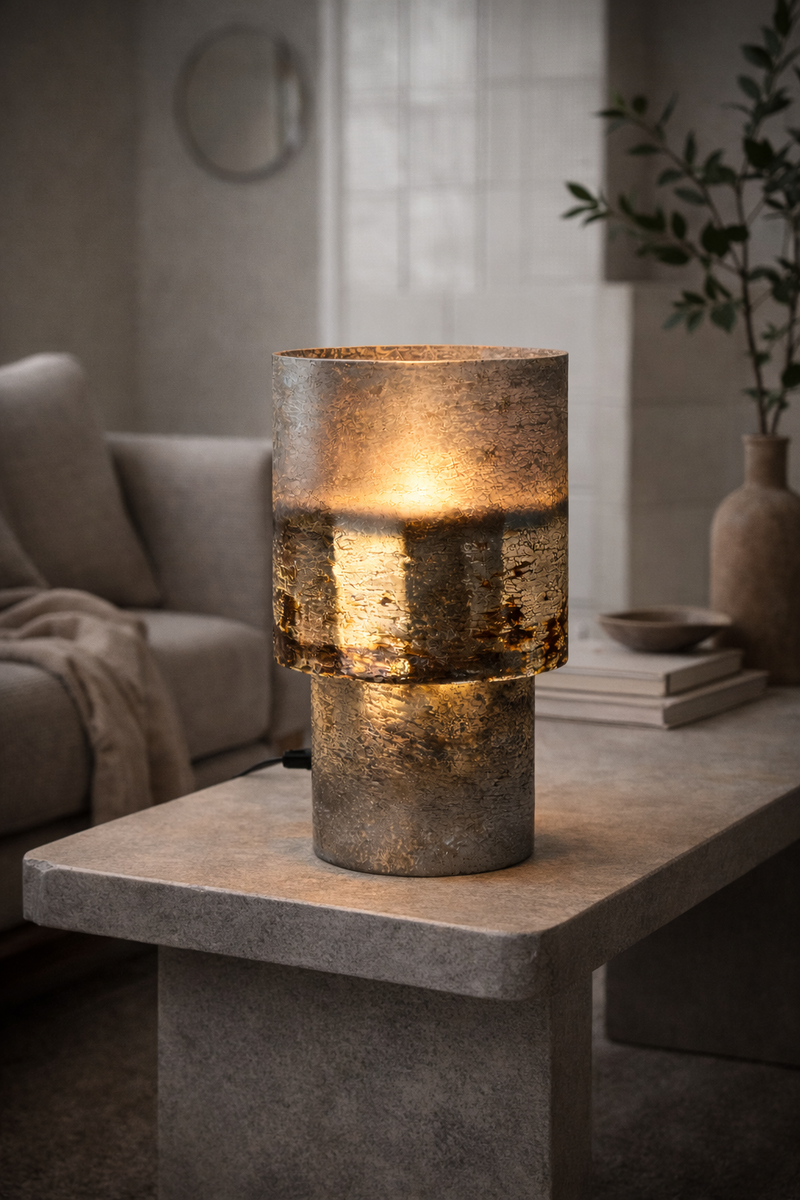 ELDOR Bordslampa, Silver