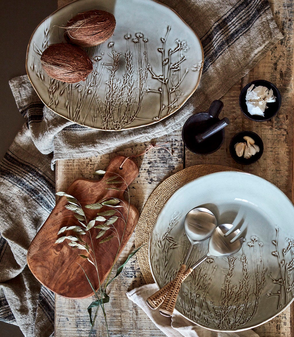 FREJ Mortel dekoration S, Brun/svart