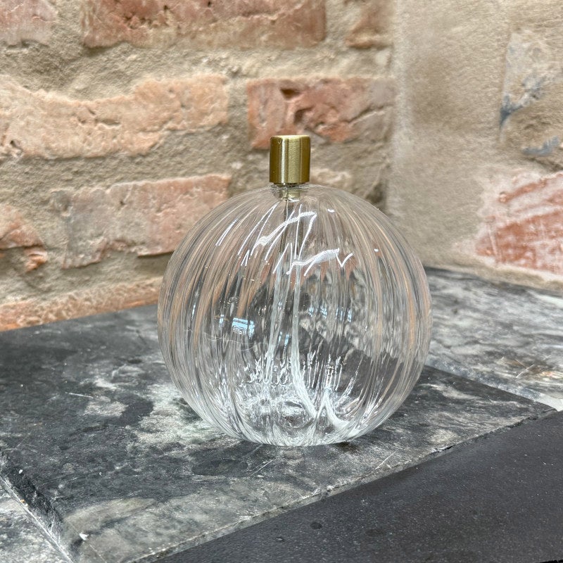 Oljelampa  Elegant klarglas 14cm