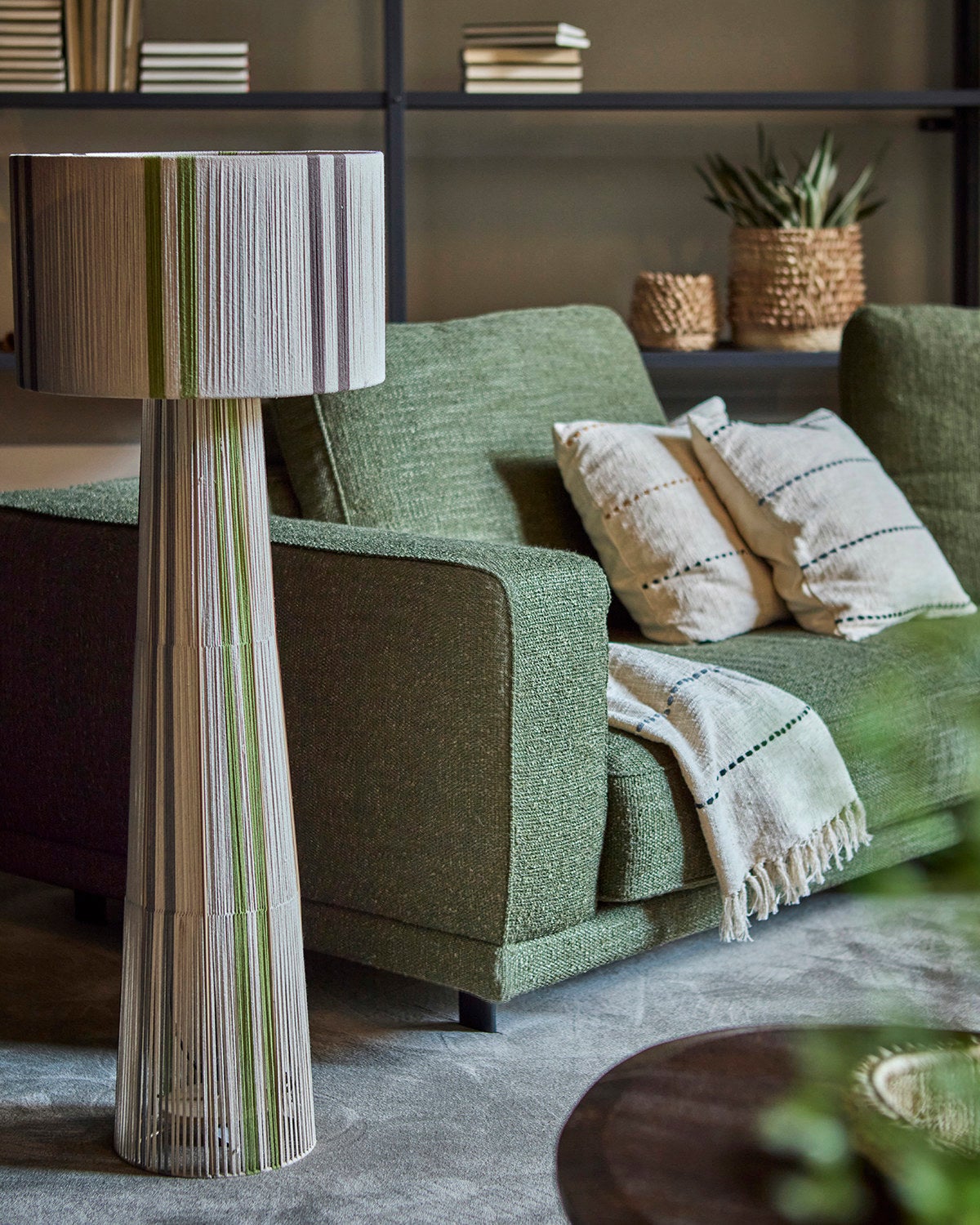 MAJA Kuddfodral, Elfenben/svart/senapsgul