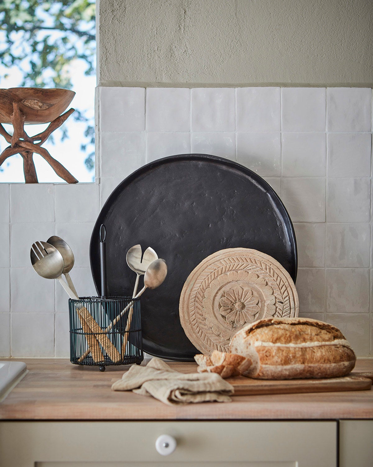 ODIN Salladsbestick, Svart