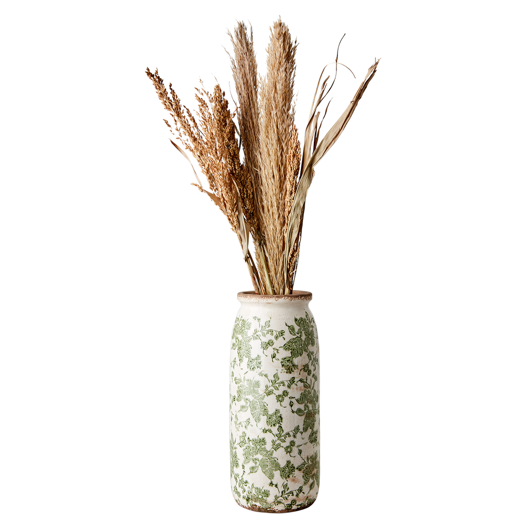 VICTORIA Urna L, Vit/grön