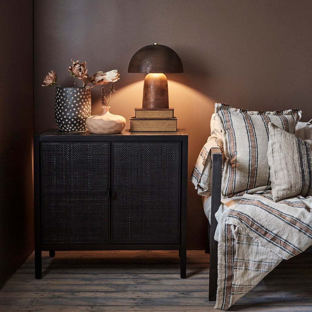 CAMILLE Kruka L, Beige/svart