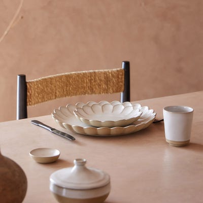Marrakesh Middagstallrik Vit Ø 27.6 cm