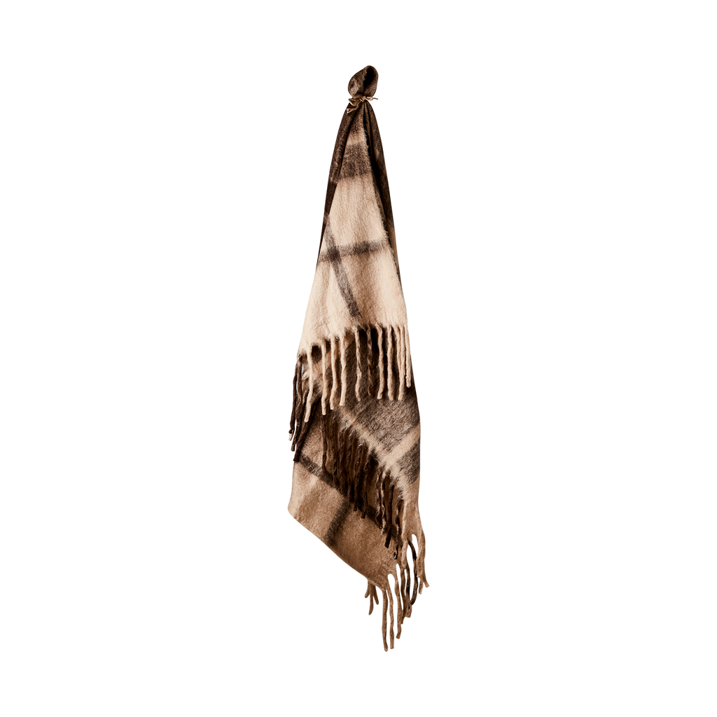 FRASSE Filt, Beige/grå/grön