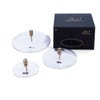 Oljelampa Disk klarglas 10cm