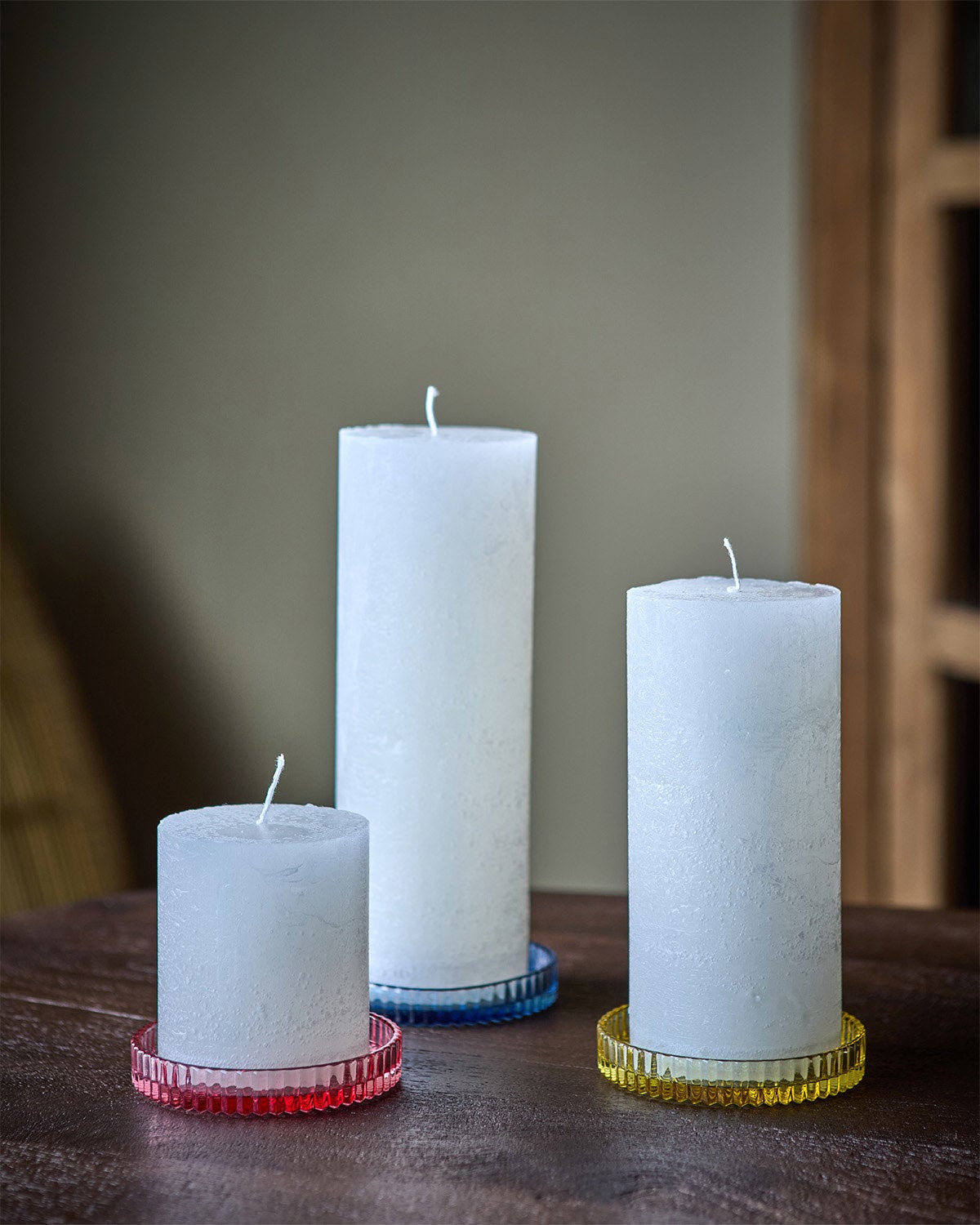 MOA Fat, Gul Ø8,5xH1.5 cm