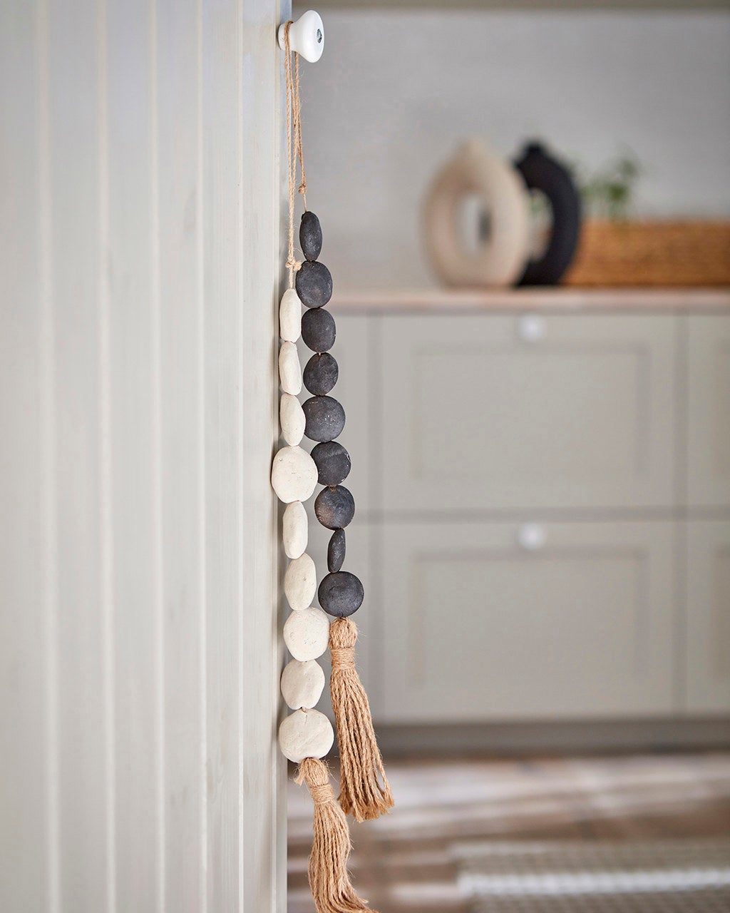 ATHENA Dekoration, Svart/natur