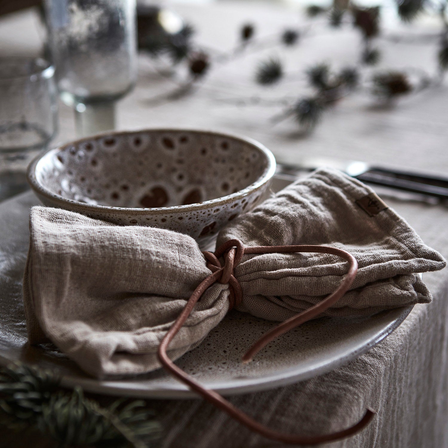 ELSA Servett, Beige