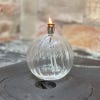 Oljelampa Elegant klarglas 14cm