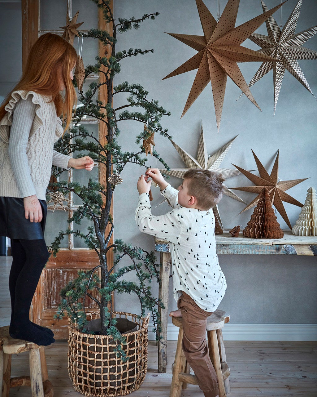 COLLECT Korg, Natur/grön