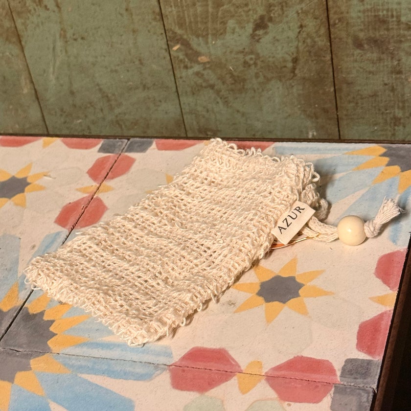 Tvålpåse i naturmaterial