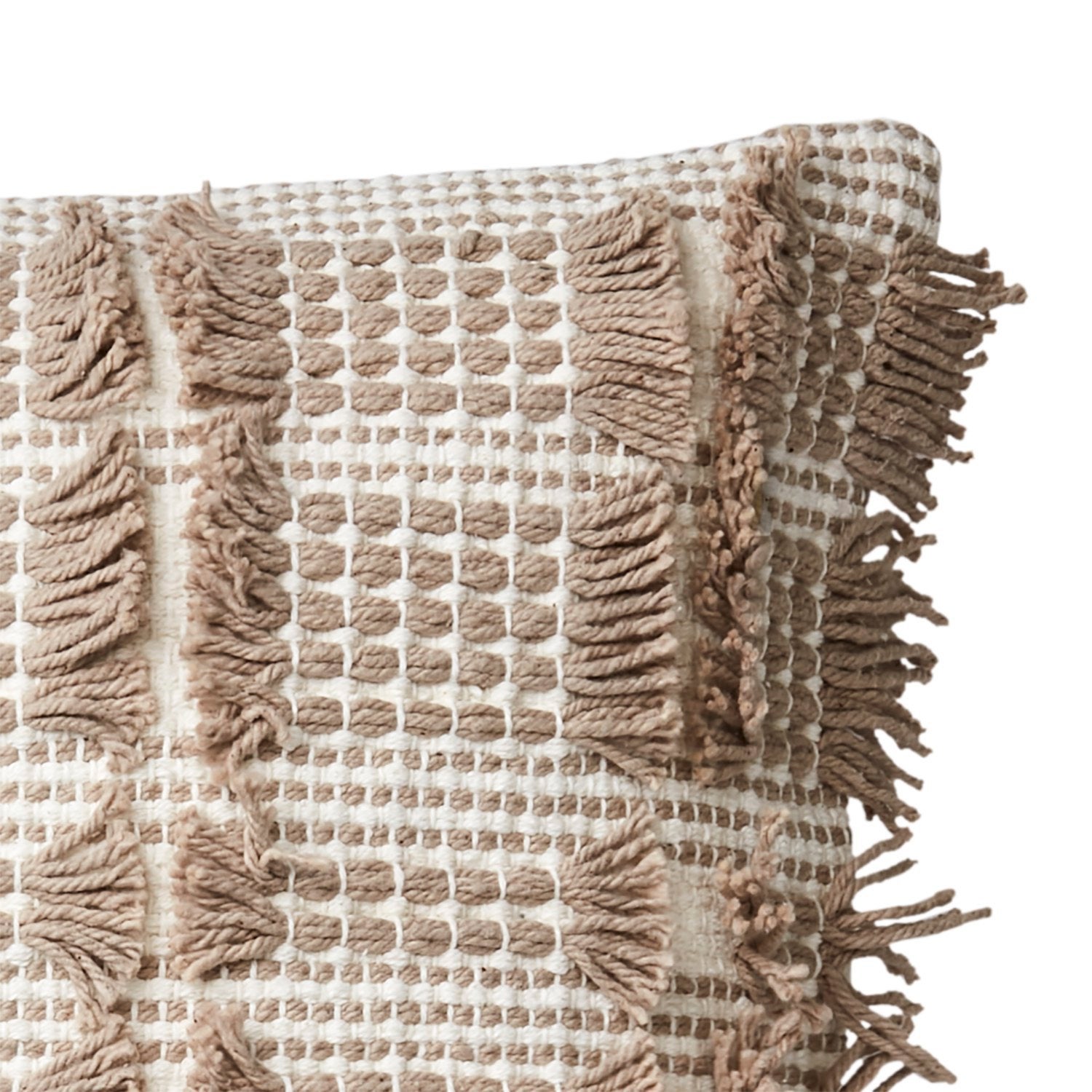 MINNA Kuddfodral, Beige/grå