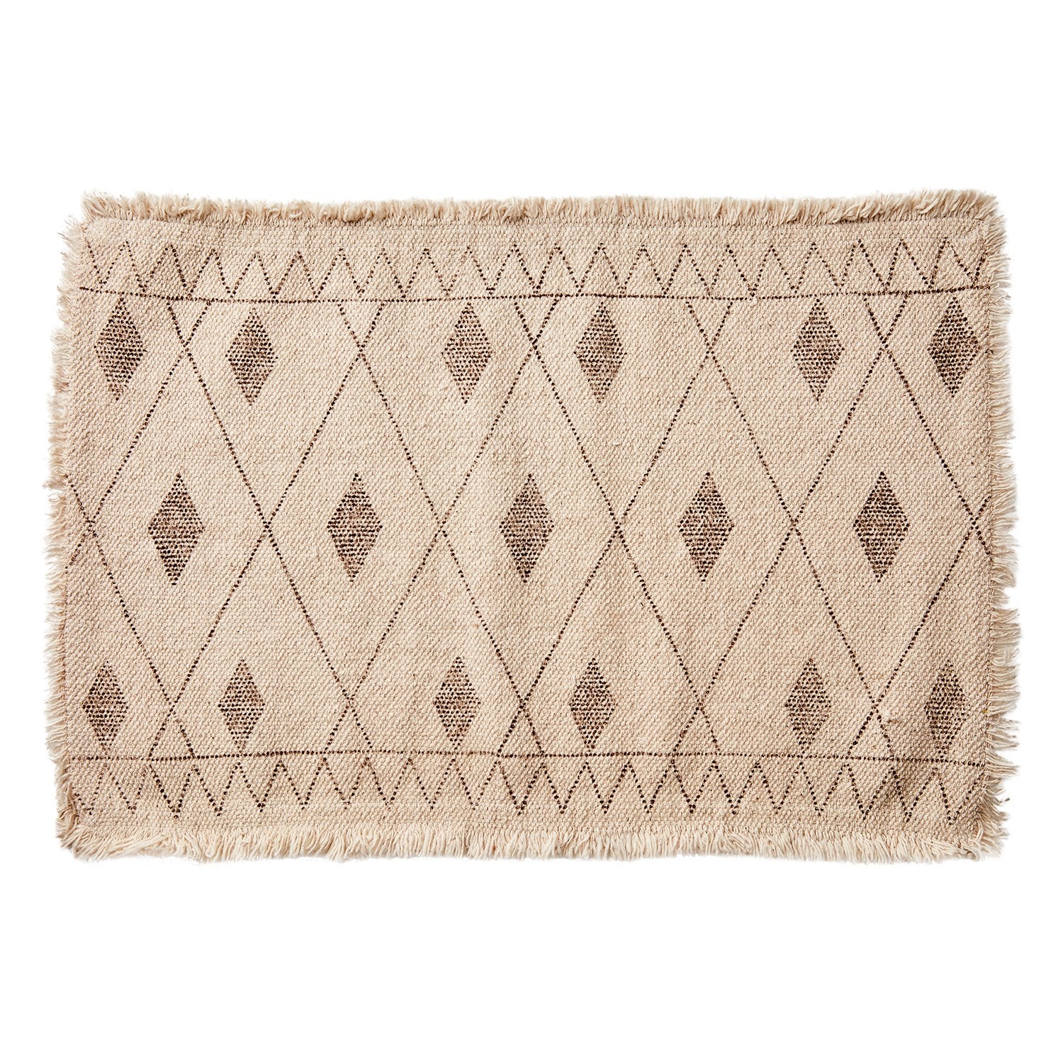 FERNANDO Tallriksunderlägg, Natur/brun