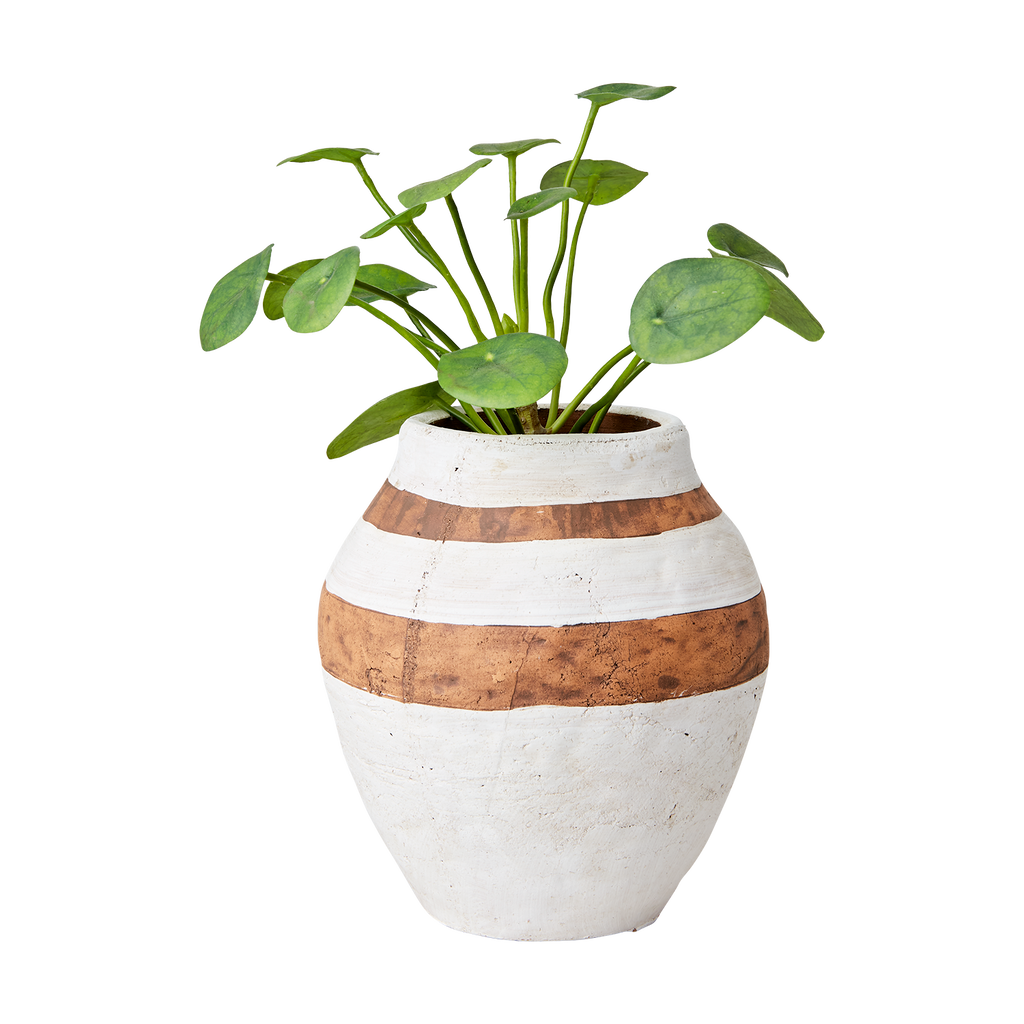 CAMILLE Kruka M, Vit/brun