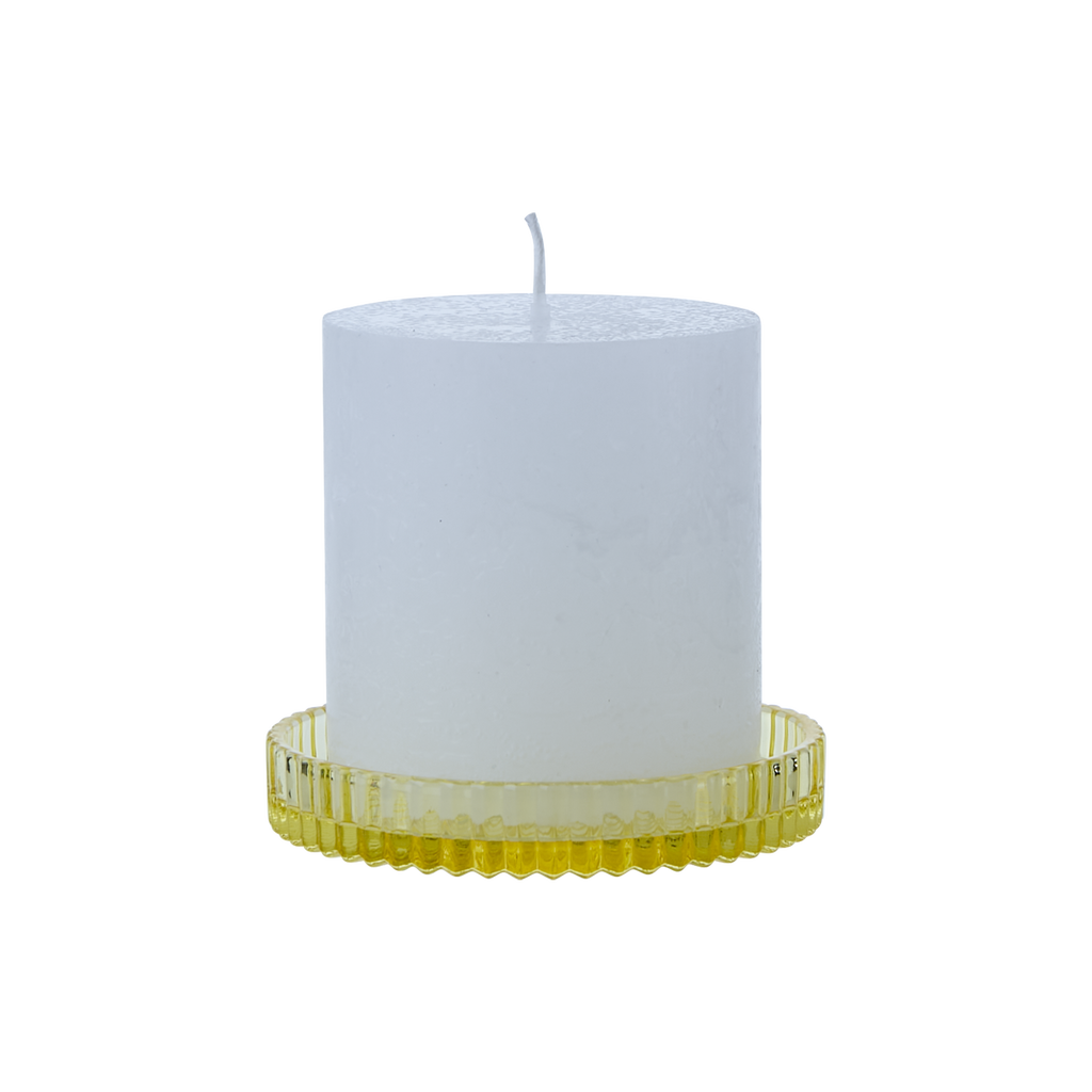 MOA Fat, Gul Ø8,5xH1.5 cm