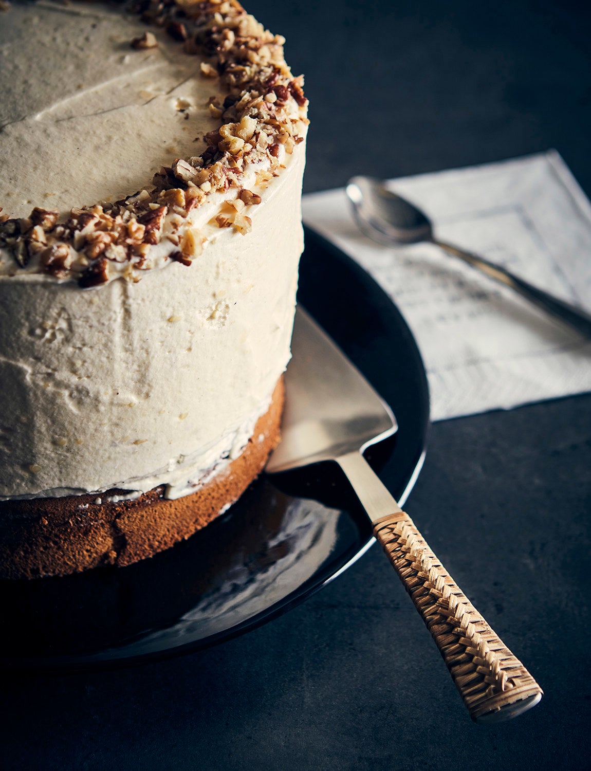 ODIN Tårtspade, Silverfärgad/natur