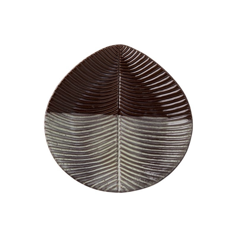 VILLE Tallrik, Brun/elfenben