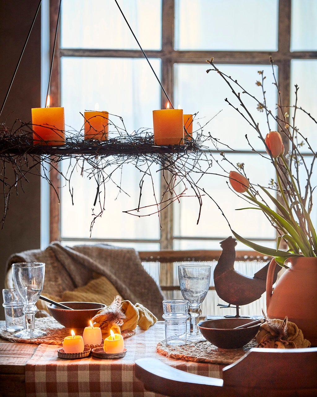 ALBIN Urna, natur Ø18/24 × H21 cm